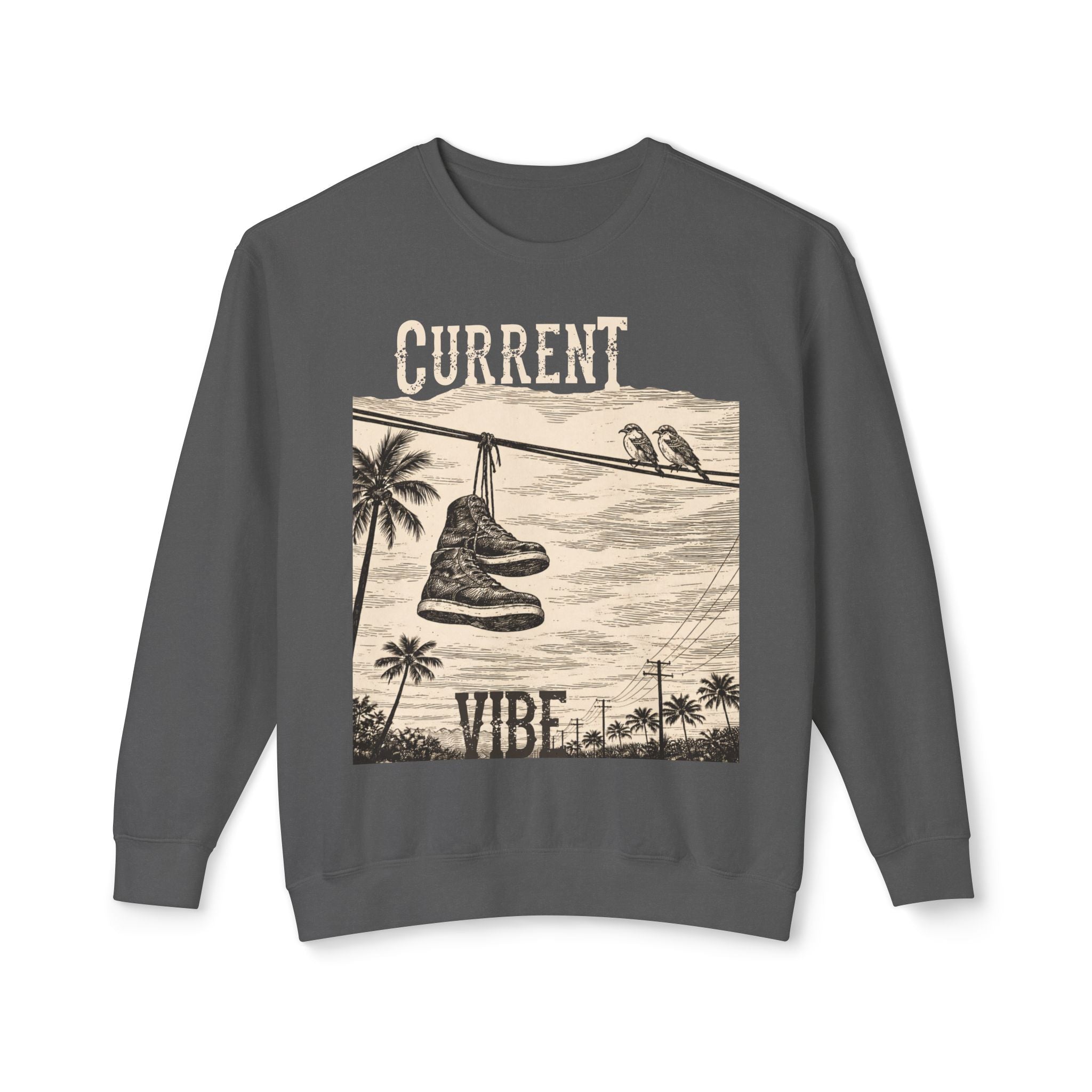 Hang ’Em Up & Chill –Relaxed fit Crew – Line Work Edition