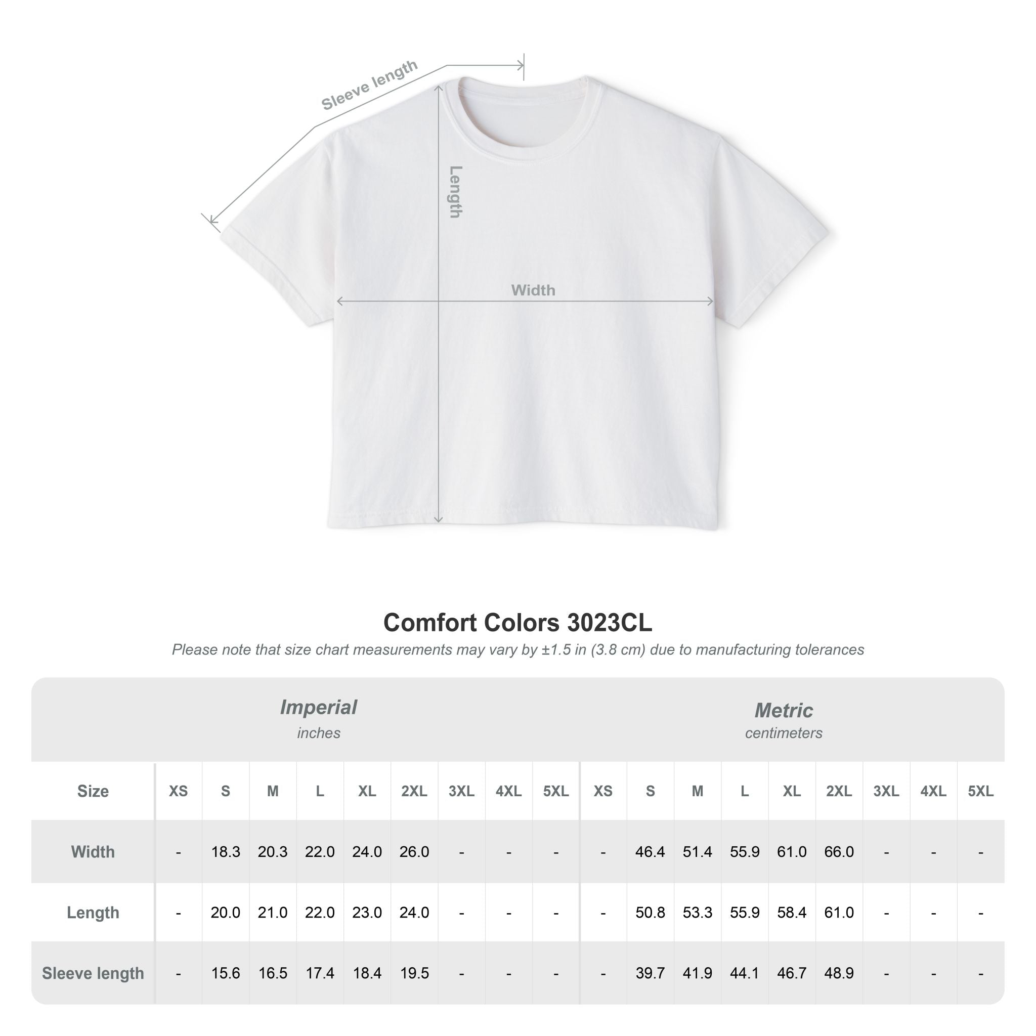 Hang ’Em Up & Chill - Boxy Crop Tee – Line Work Edition