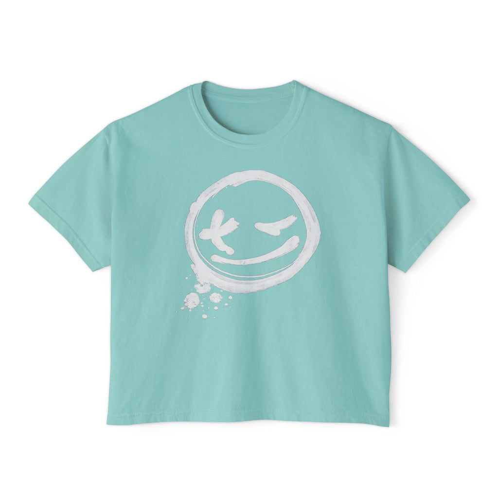 Go With the Flow Boxy Crop Tee
