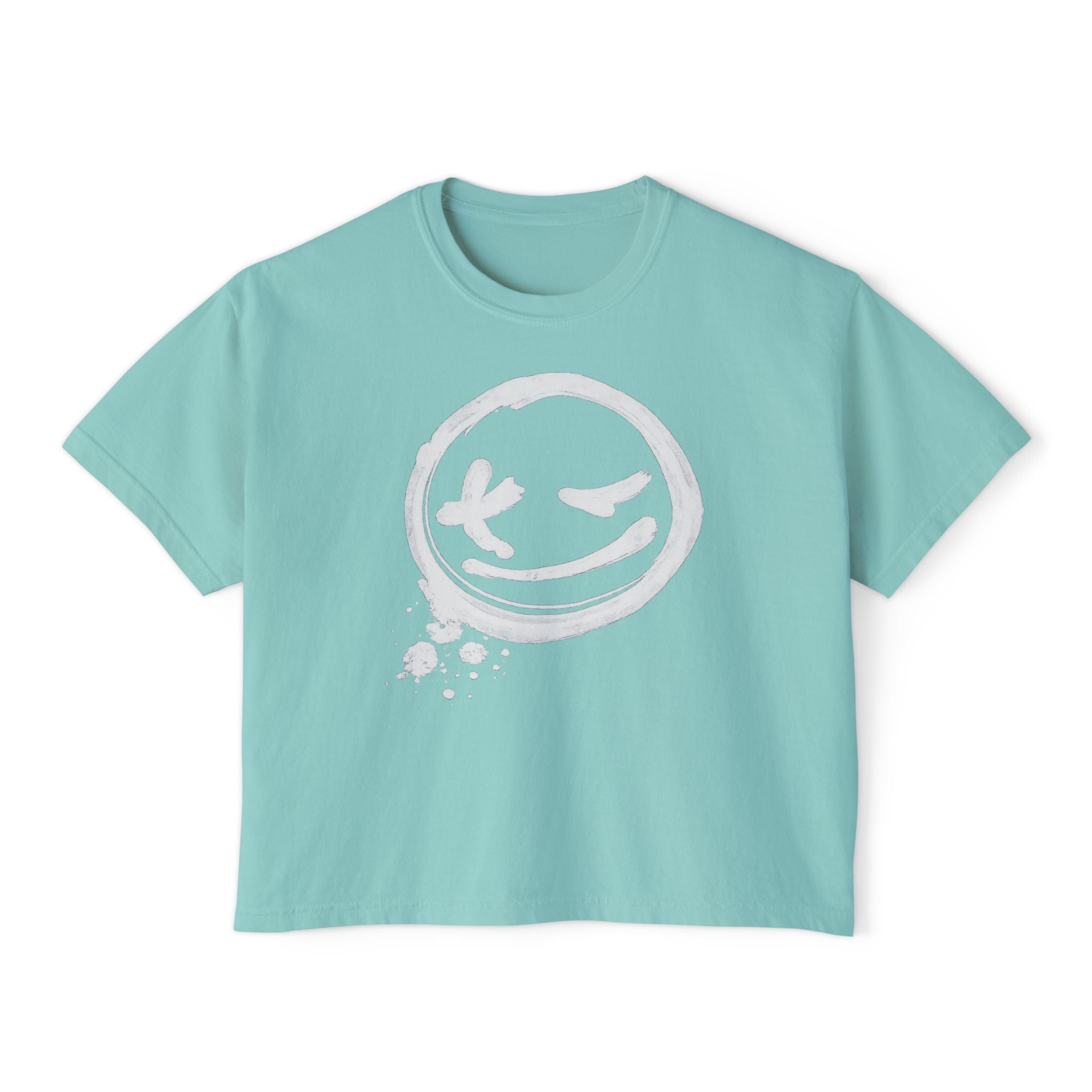 Go With the Flow Boxy Crop Tee