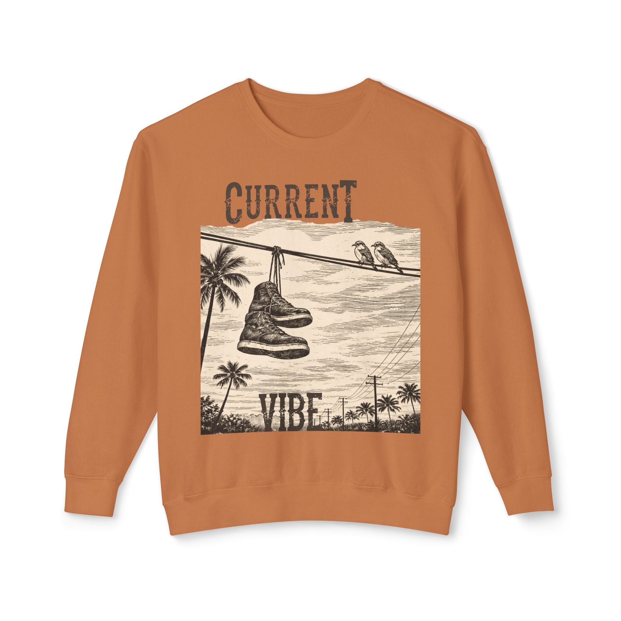 Hang ’Em Up & Chill –Relaxed fit Crew – Line Work Edition