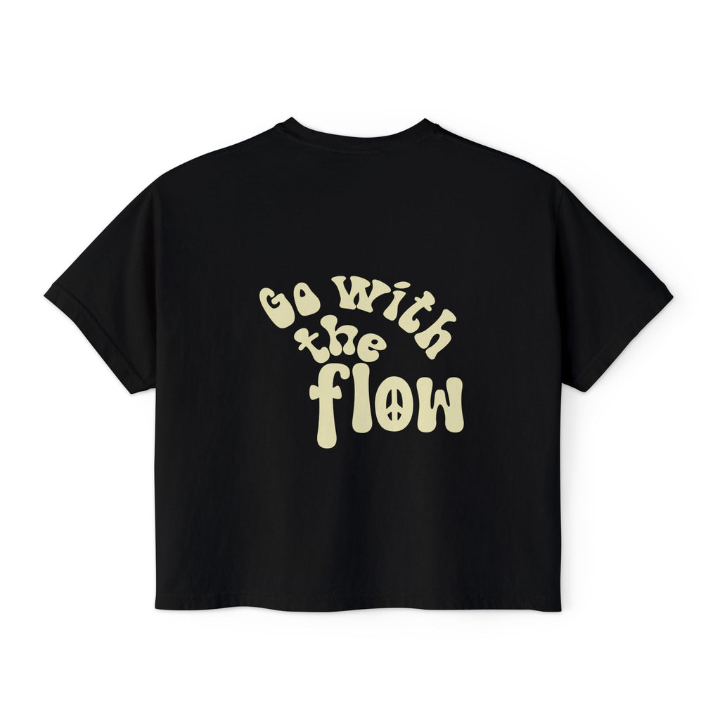 Go With the Flow Boxy Crop Tee