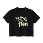 Go With the Flow Boxy Crop Tee