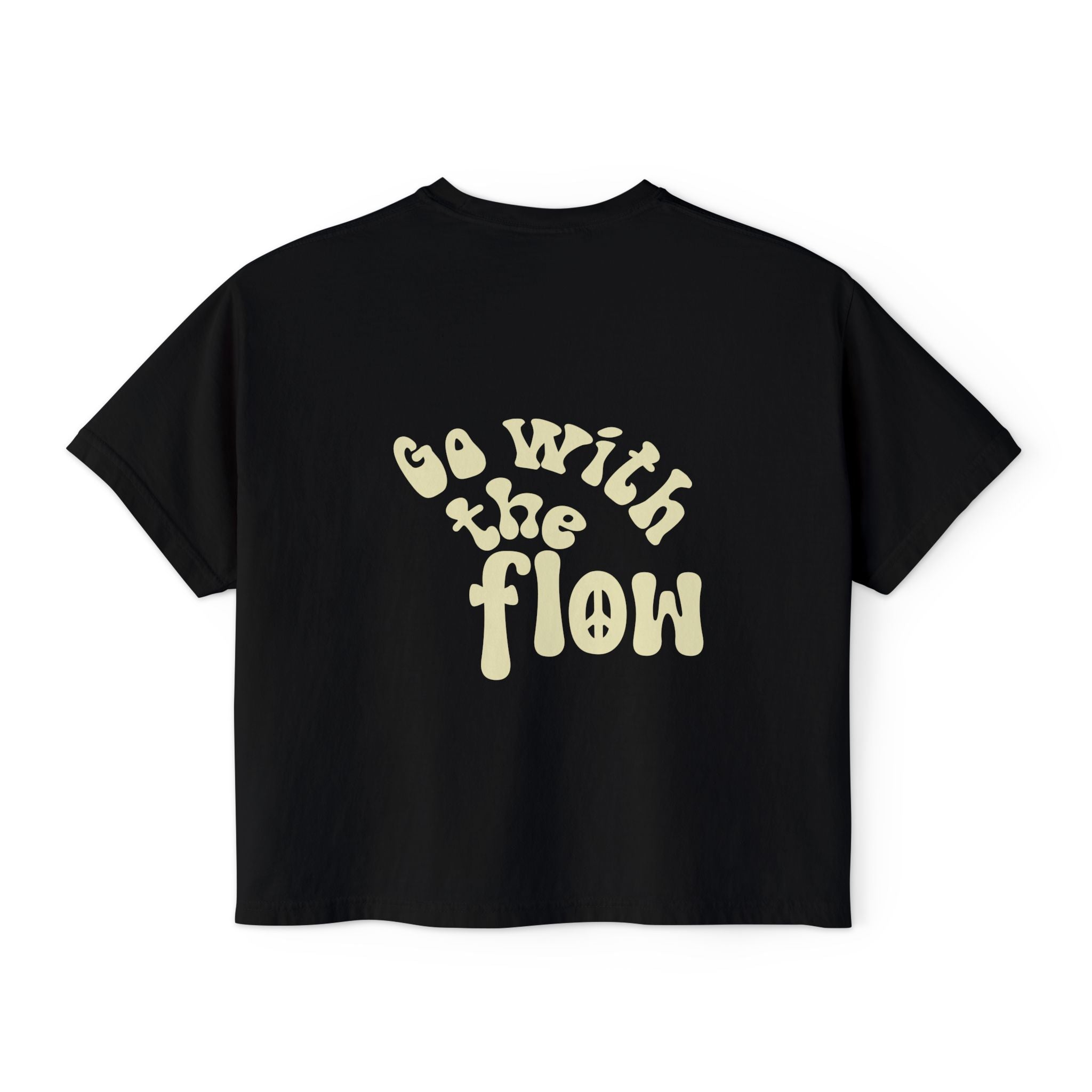 Go With the Flow Boxy Crop Tee