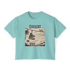Hang ’Em Up & Chill - Boxy Crop Tee – Line Work Edition