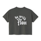 Go With the Flow Boxy Crop Tee