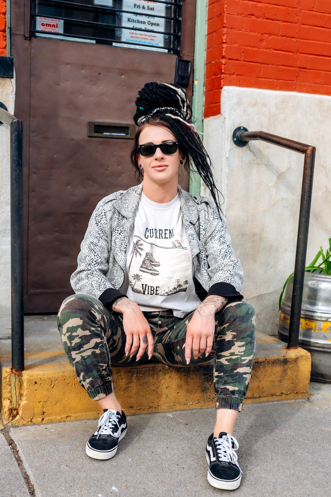 Hang ’Em Up & Chill - Boxy Crop Tee – Line Work Edition